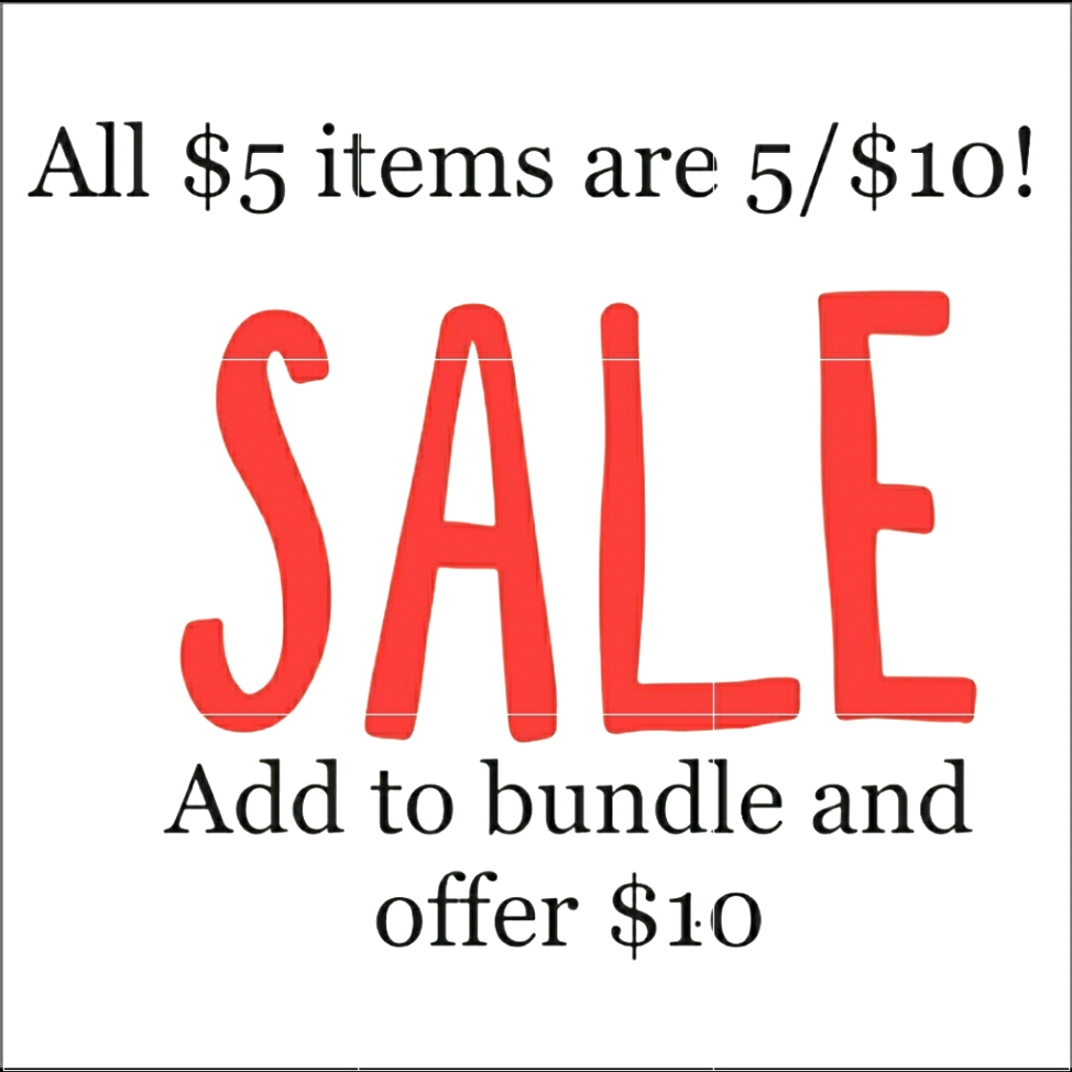 Sale All 5 Items Are 510